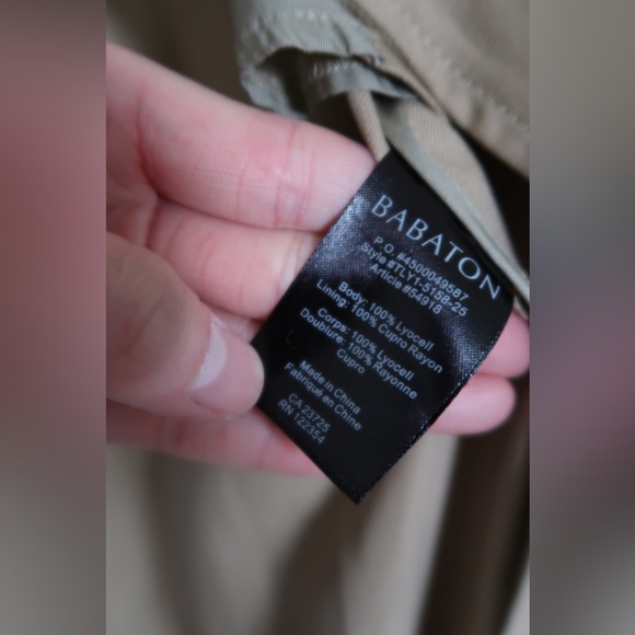 Aritzia Babaton Lawson Trench Coat Size XXS - Picture 7 of 7